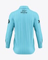 Men's Long Sleeve Shirt Mockup - Back View