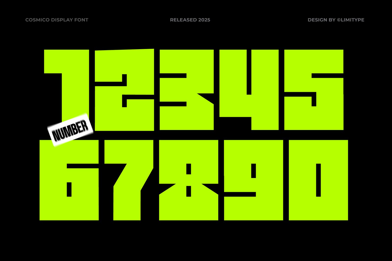 Cosmico - Futuristic Font