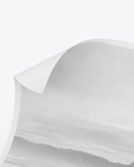 A4 Paper w/ Pen Mockup