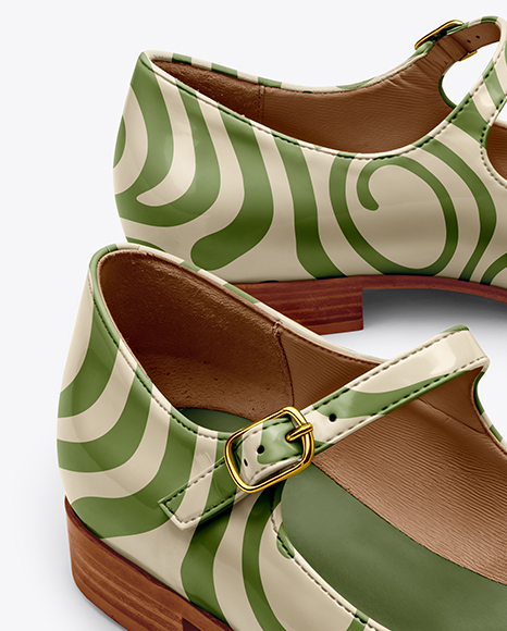 Pair of Mary Janes Mockup