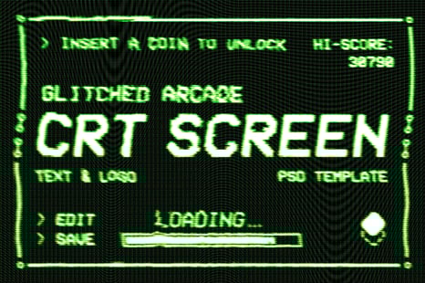Glitched Arcade Text & Logo Effect - Add-Ons