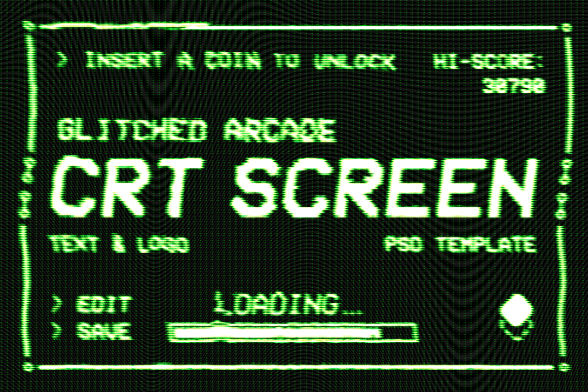 Glitched Arcade Text &amp; Logo Effect