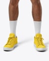 Bearded Man Wearing Full Tennis Kit Mockup