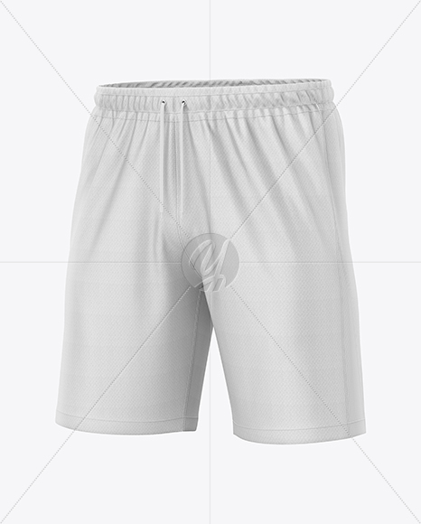 Soccer Shorts Mockup - Half Side View