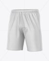 Soccer Shorts Mockup - Half Side View