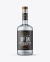 Dry Gin Bottle Mockup