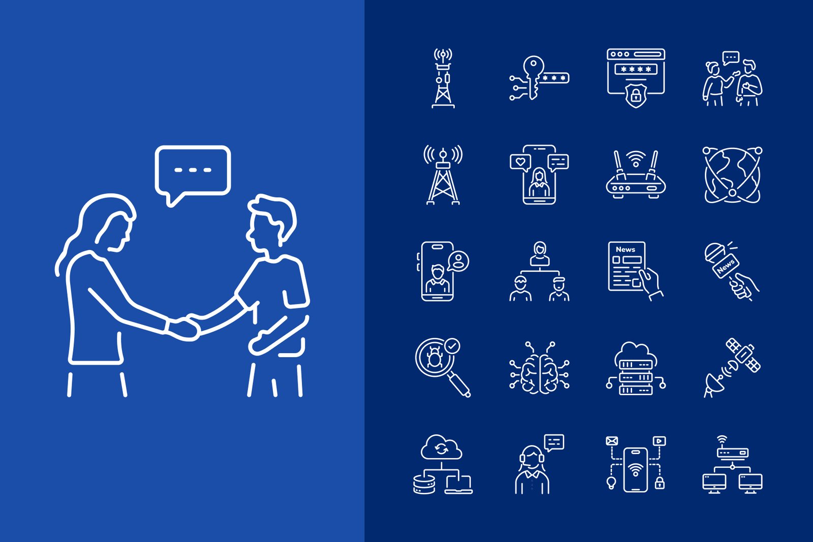 Networking Icon Collection