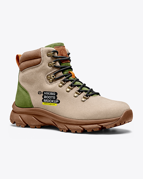 Hiking Boot Mockup - Shoe mockups