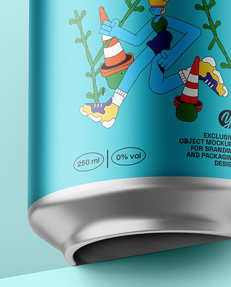 Aluminium Drink Can Mockup