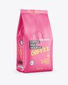 Matte Coffee Bag Mockup - Half Side view