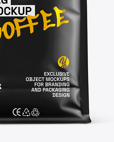 Matte Coffee Bag Mockup