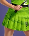 Woman Wearing Badminton Uniform Mockup