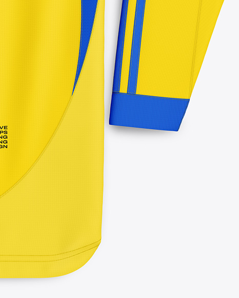 Long Sleeve Soccer Jersey Mockup