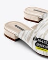 Pair of Mules Shoes Mockup