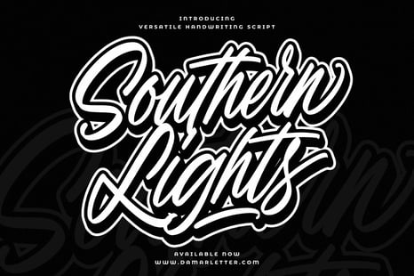Southern Lights - Fun handwriting font