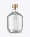 Glass Dry Gin Bottle Mockup