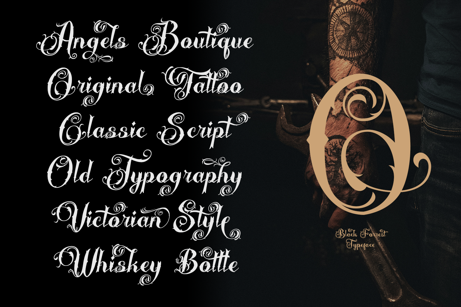 Black Forrest - Decorative Font