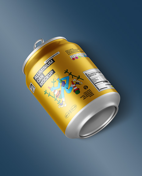 Aluminium Drink Can Mockup