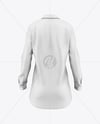 Women's Long Sleeve Shirt Mockup - Back View