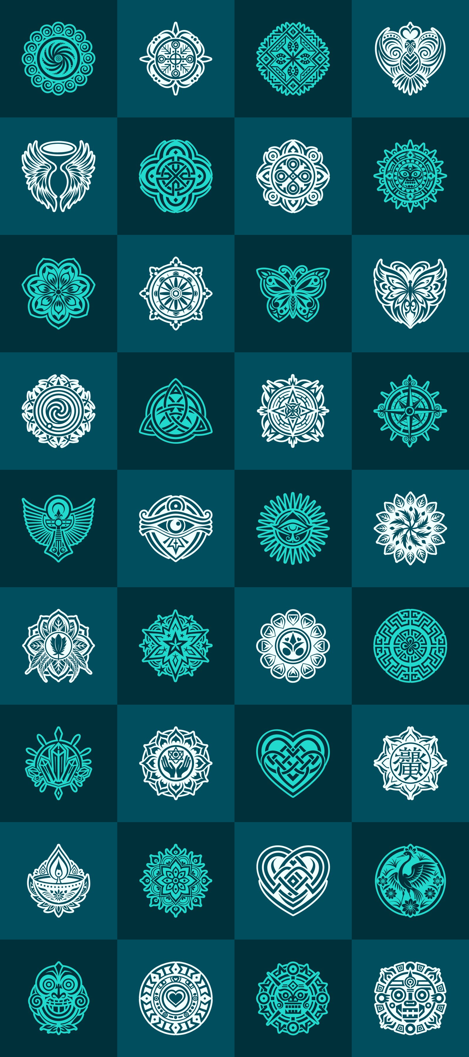 Gratitude Symbol Art Set