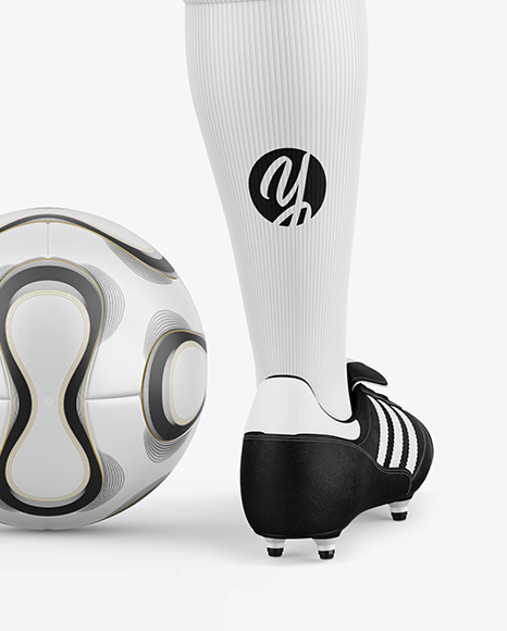 Full Soccer Kit w/ Mannequin Mockup - Back View