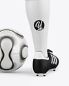Full Soccer Kit w/ Mannequin Mockup - Back View