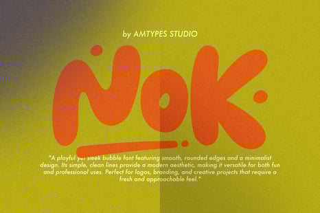 Nok Font - Bold font