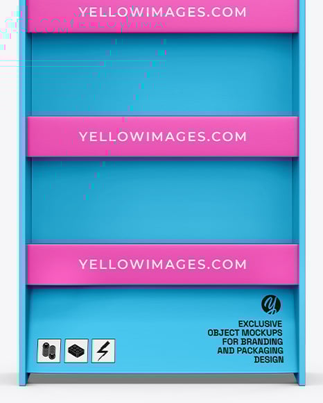 Display Stand Mockup – Front View
