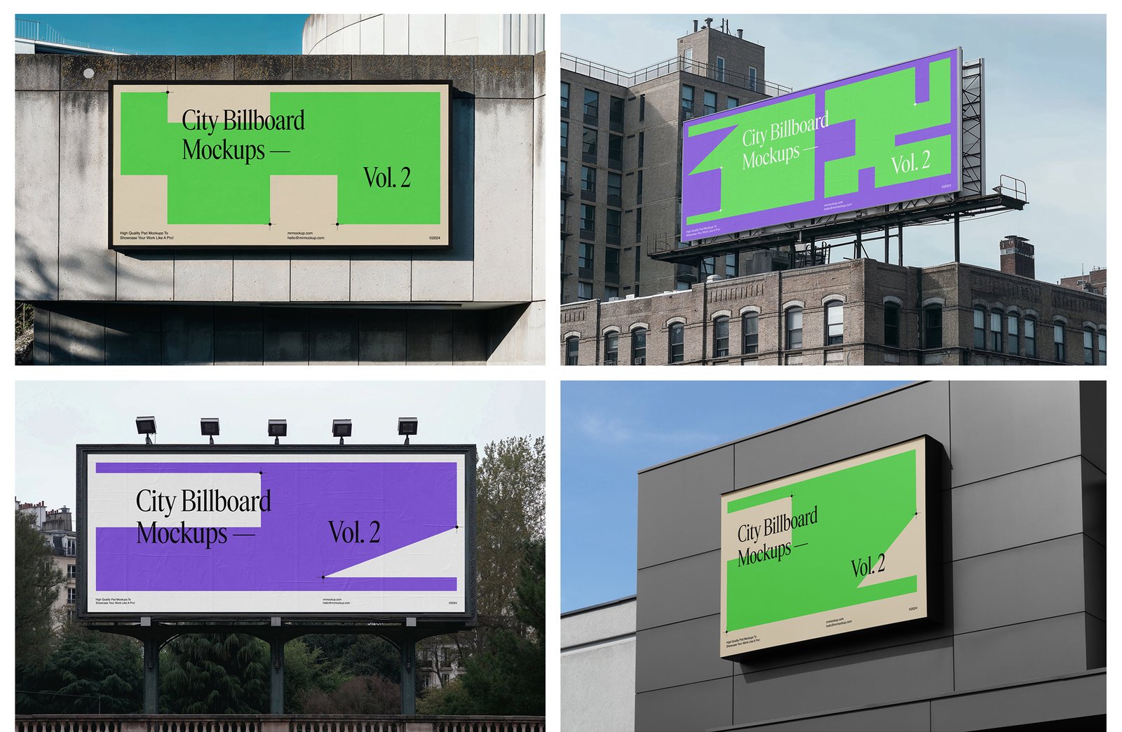 City Billboard Mockups Vol.2
