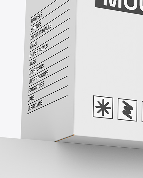Paper Box Mockup