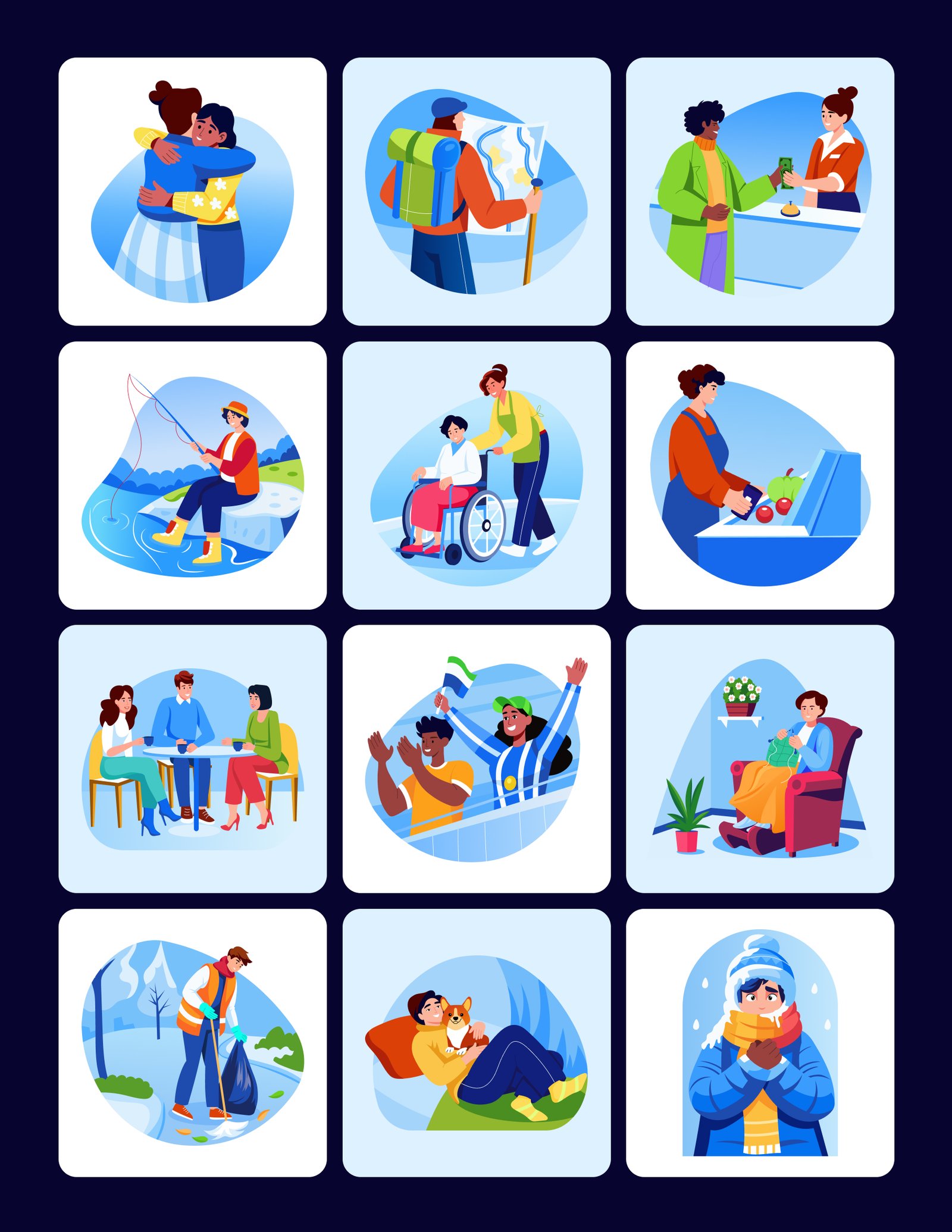 Citizens Illustration Set