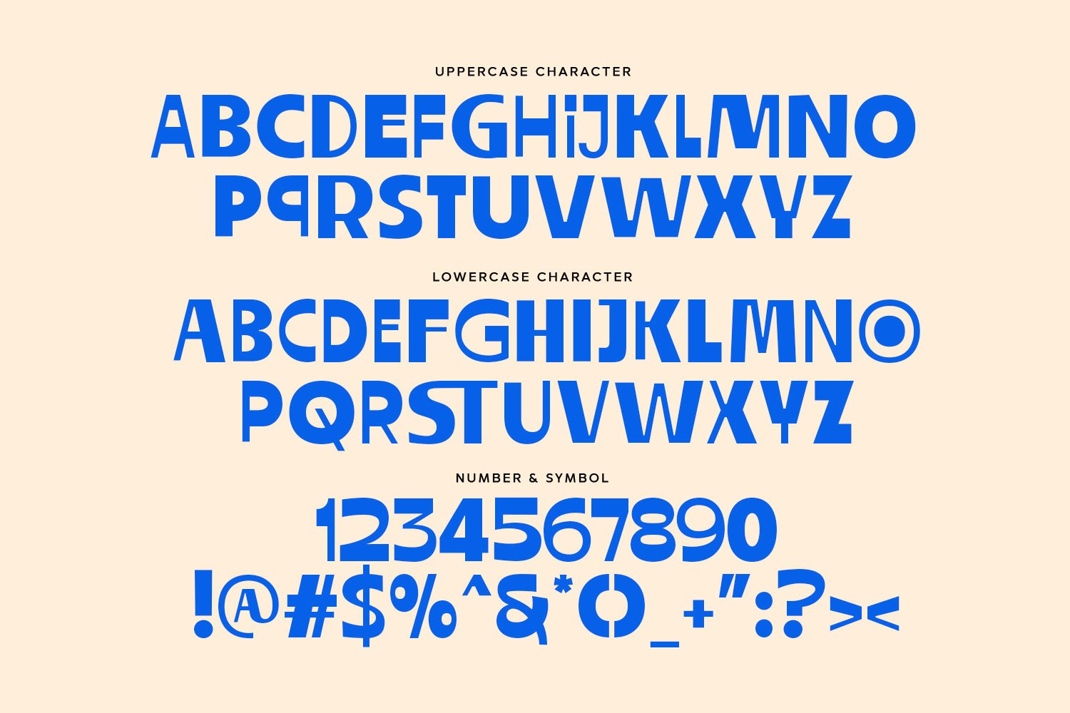 Razor Block – Unique Display Font