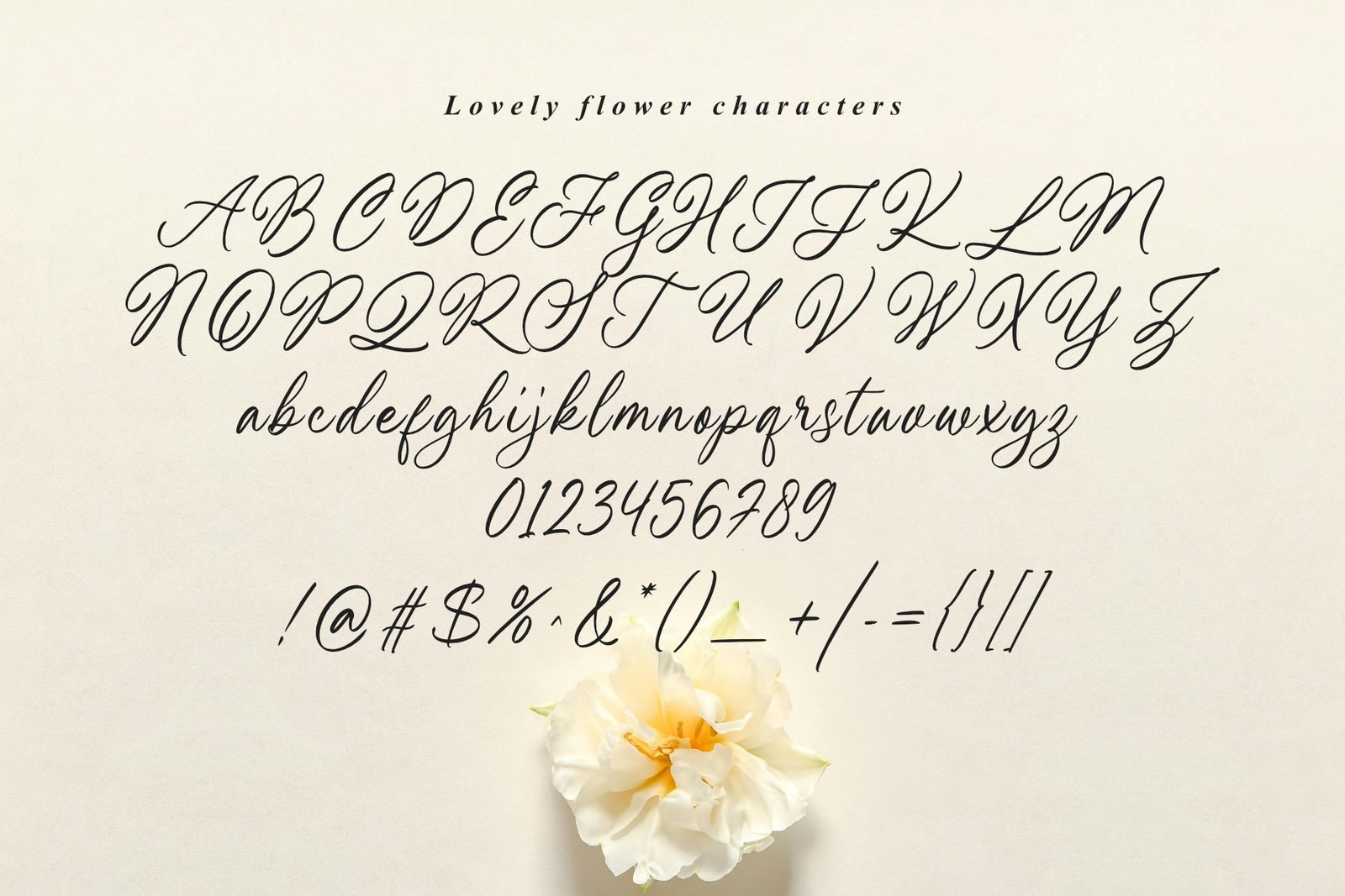 Lovely Flower Font