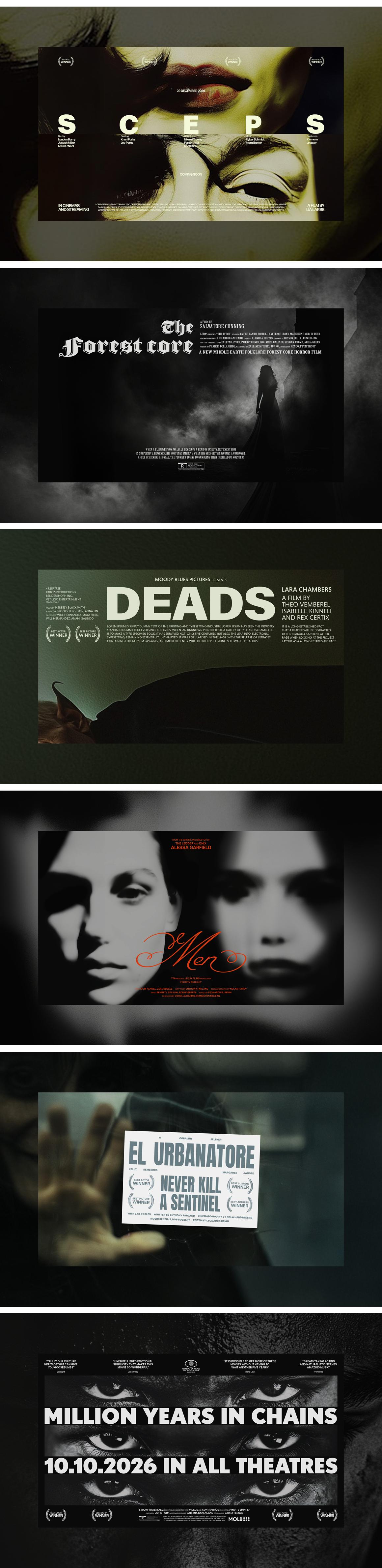 Horror Film Titles Collection