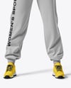 Young Woman in a Tracksuit Mockup