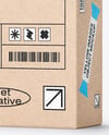 Kraft Paper Box w/ Hang Tab Mockup