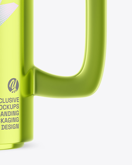 Metallic Mug Mockup