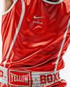Man Wearing Boxing Kit with Jersey and Shorts Mockup
