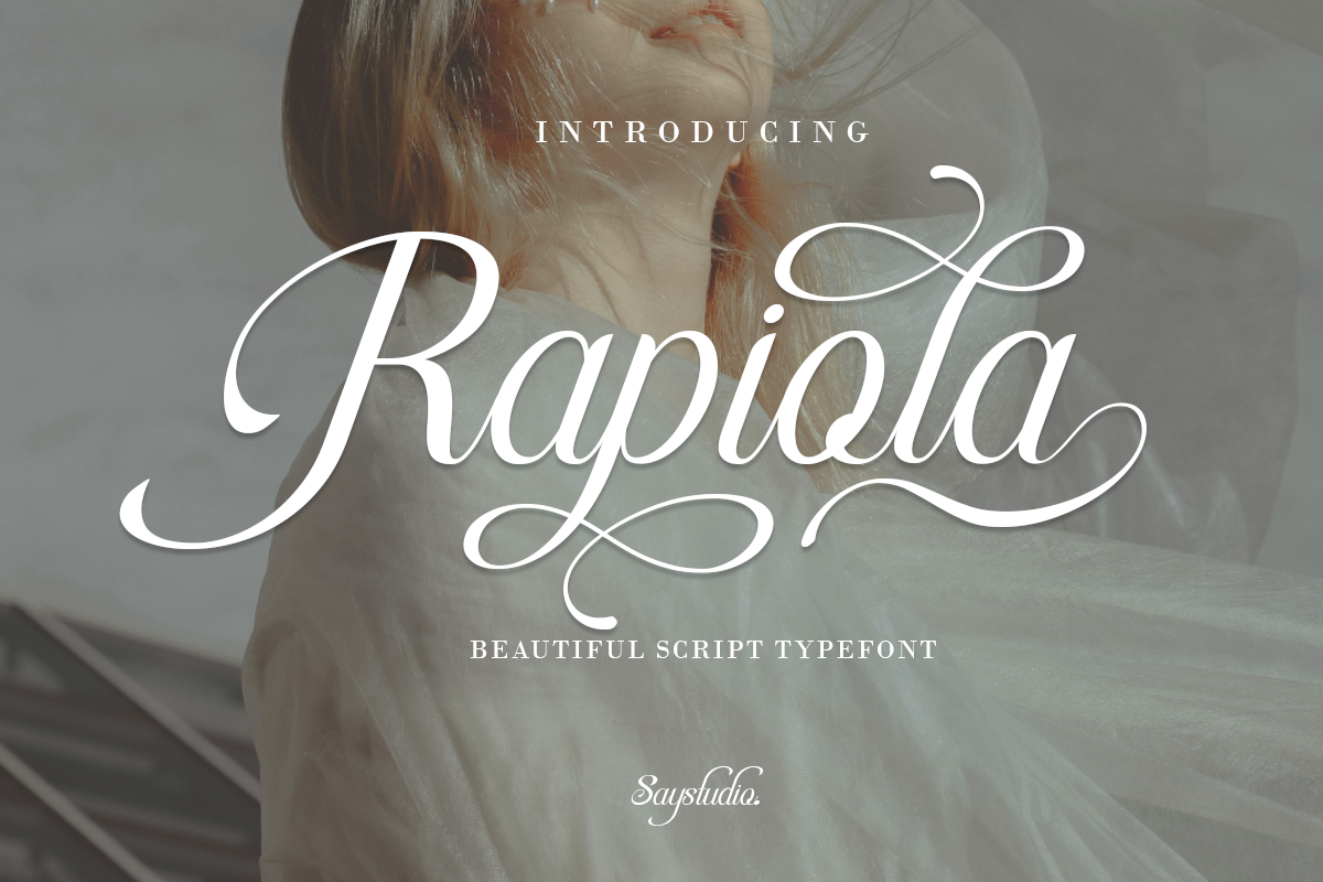 Rapiola - Elegant Script Font
