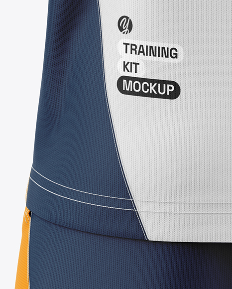 Training Sleeveless Kit Mockup - Back View