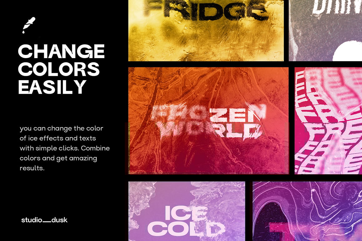 The Fridge - Frozen Text and Logo Effects