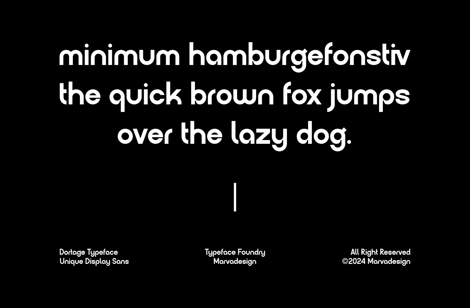 Dortage Font