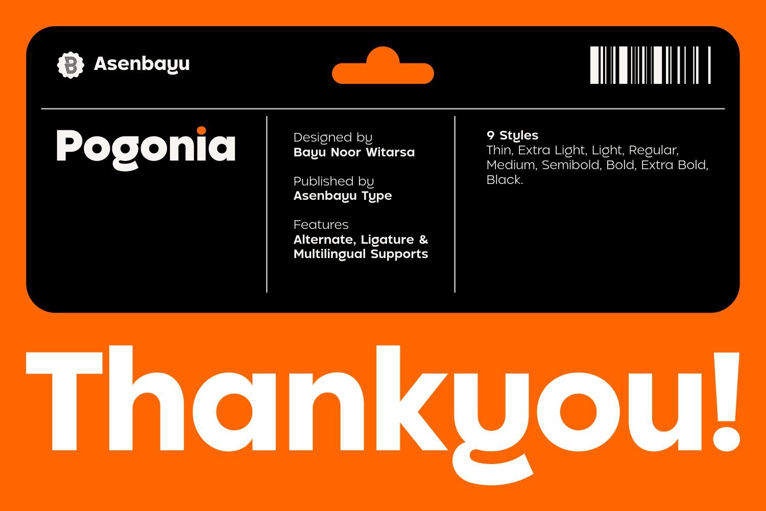 Pogonia - Modern Font Family
