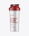 Glossy Shaker Bottle Mockup