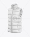 Glossy Down Vest Mockup