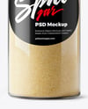 Plastic Spice Jar with Onion Powder Mockup