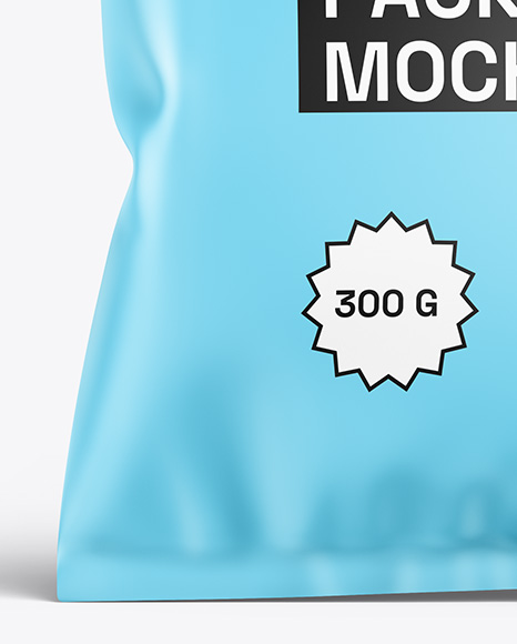 Matte Snack Package Mockup