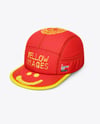 Twill Snapback Cap Mockup - Half Side View (High-Angle Shot)