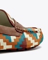 Pair of Suede Moccasins Mockup