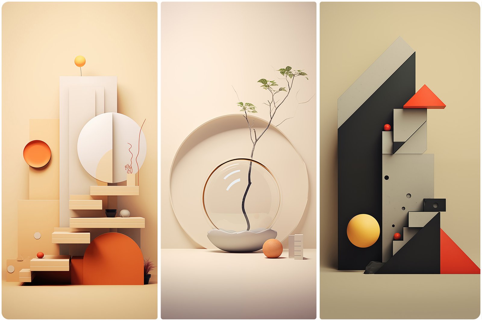 90 Minimalism Art Poster Illustration Backgrounds